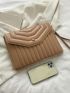 Chevron Pattern Flap Square Bag
