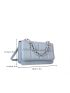 Mini Embossed Detail Chain Flap Square Bag