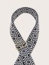 Geometric Graphic Bag Strap