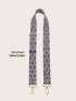 Geometric Graphic Bag Strap