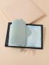 Letter Graphic Textured Passport Case