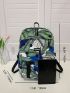 Letter Patch Plants Graphic Backpack