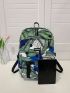 Letter Patch Plants Graphic Backpack