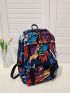 Letter Patch Graphic Backpack