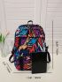 Letter Patch Graphic Backpack