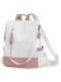 Colorblock Zip Front Backpack