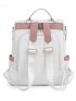 Colorblock Zip Front Backpack