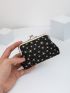 Star Graphic Kiss Lock Coin Purse