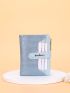 Crocodile Embossed Letter Graphic Card Holder