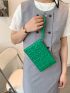 Metallic Quilted Clutch Bag
