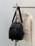 Minimalist Snap Button Classic Backpack