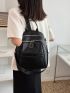 Minimalist Snap Button Classic Backpack