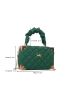 Mini Quilted Bow Decor Box Bag