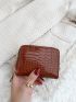 Crocodile Embossed Card Holder