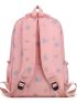 Tie Dye Buckle Decor Functional Backpack