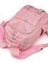 Tie Dye Buckle Decor Functional Backpack