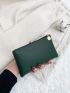 Stitch Detail Long Wallet