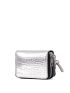 Metallic Crocodile Embossed Card Holder