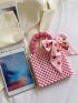 Mini Twilly Scarf Decor Beaded Square Bag