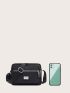 Mini Zip Front Crossbody Bag
