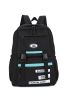 Release Buckle & Letter Patch Decor Functional Backpack