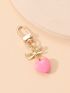 Bow & Heart Bag Charm