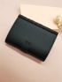Quilted Metal Heart Decor Small Wallet