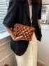 Minimalist Ruched Bag With Wristlet