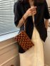 Minimalist Ruched Bag With Wristlet