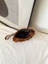 Minimalist Ruched Bag With Wristlet