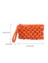 Minimalist Ruched Bag With Wristlet