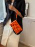 Minimalist Ruched Bag With Wristlet