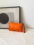 Minimalist Ruched Bag With Wristlet