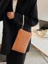 Faux Pearl Decor Square Bag