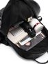 Minimalist Braided Detail Functional Backpack