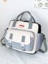 Buckle & Knot Decor Functional Backpack