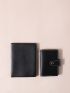 Minimalist Card Holder With Passport Case