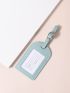 Letter Graphic Passport Case With Luggage Tag