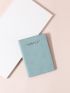 Letter Graphic Passport Case With Luggage Tag