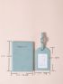 Letter Graphic Passport Case With Luggage Tag