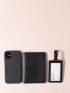 Passport Case With Chevron Pattern Luggage Tag