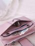 Snap Button Small Wallet With Card Holder