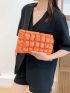 Ruched Detail Clutch Bag