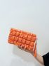 Ruched Detail Clutch Bag