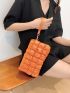 Ruched Detail Clutch Bag