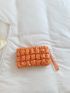 Ruched Detail Clutch Bag