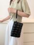 Ruched Detail Clutch Bag