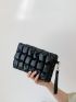 Ruched Detail Clutch Bag