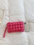 Ruched Detail Clutch Bag
