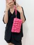 Ruched Detail Clutch Bag